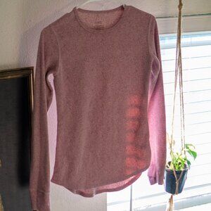 Women's Pink Thermal Top